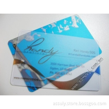 Clear card,PVC clear card,Sell clear card